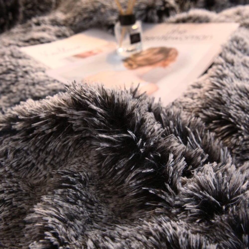 Plush Shaggy Duvet Cover Set of 3 Soft Velvet - Picture 5 of 7